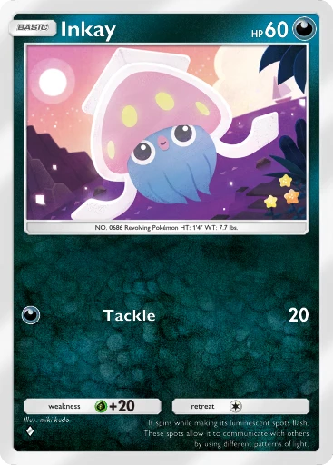 Inkay (Secluded Springs #51/71, 1-Diamond) | Pokmon TCG Pocket Inkay (Secluded Springs #51/71, 1-Diamond) | Pokmon TCG Pocket