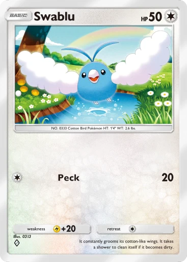 Swablu (Secluded Springs #64/71, 1-Diamond) | Pokmon TCG Pocket Swablu (Secluded Springs #64/71, 1-Diamond) | Pokmon TCG Pocket