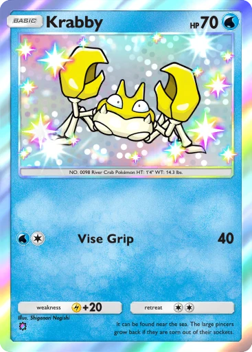Krabby (Secluded Springs #95/71, 1-Star Shiny) | Pokmon TCG Pocket Krabby (Secluded Springs #95/71, 1-Star Shiny) | Pokmon TCG Pocket