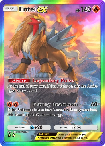 ポケモンカード Entei 15/98 2015 θdouble海外版 ポケモンカード Entei 15/98 2015 θdouble海外版