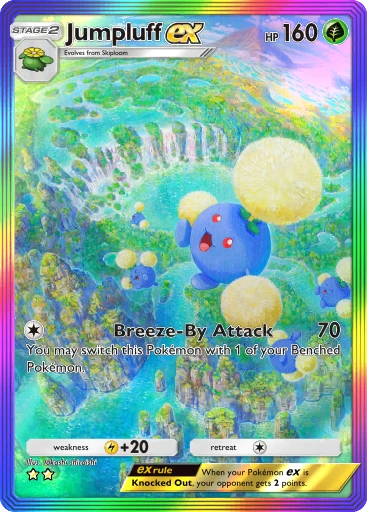 Jumpluff ex (Secluded Springs #86/71, 2-Stars) | Pokmon TCG Pocket