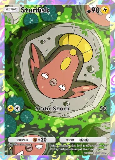 pokemon card stunfisk Galarian Stunfisk Shiny Star V 287/190 CGC 9.5 Gem Mint main image 1