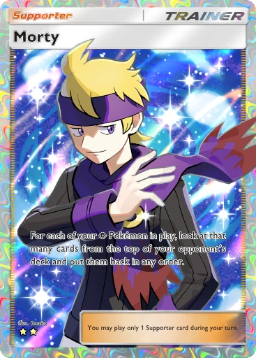 morty pokemon card Pokemon Morty - 186/214 - Uncommon Card - SM8 Lost Thunder main image 0