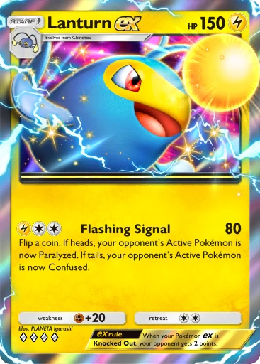 Lanturn ex (Wisdom of Sea and Sky #65/241, 4-Diamonds) | Pokmon TCG Pocket Lanturn ex (Wisdom of Sea and Sky #65/241, 4-Diamonds) | Pokmon TCG Pocket