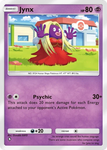 Jynx (Deluxe Pack: ex #156/379, 1-Diamond) | Pokmon TCG Pocket