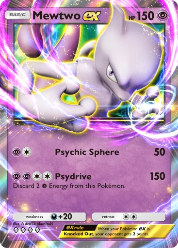 Mewtwo ex (Genetic Apex #282/226, 3-Stars) | Pokémon TCG Pocket