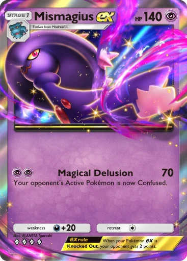 Mismagius ex (Deluxe Pack: ex #163/379, 4-Diamonds