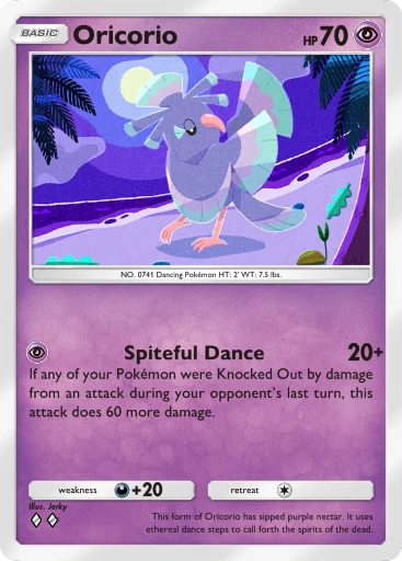 Oricorio (Pacote Deluxe ex #178/379, 2-Diamantes) | Pokémon TCG Pocket
