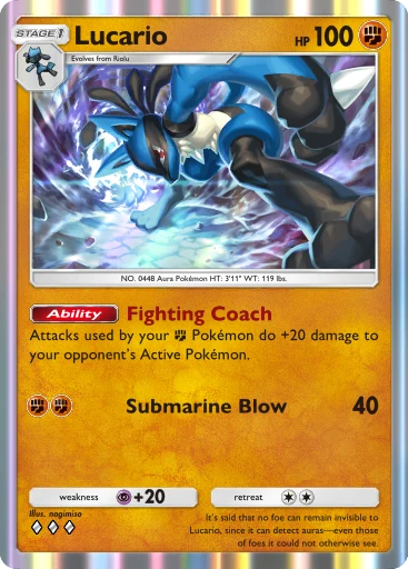 lucario pokemon card pack Mega Heroes Pokemon Mini Tin main image 1
