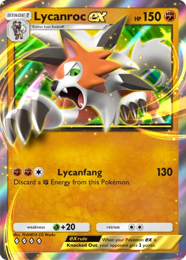 Lycanroc ex (Pokémon TCG Pocket)