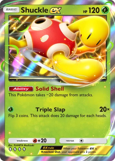 Shuckle ex (Wisdom of Sea and Sky #21/241, 4-Diamonds) | Pokmon TCG Pocket