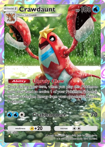 Crawdaunt (Deluxe Pack: ex #105/379, 3-Diamonds) | Pokémon TCG Pocket