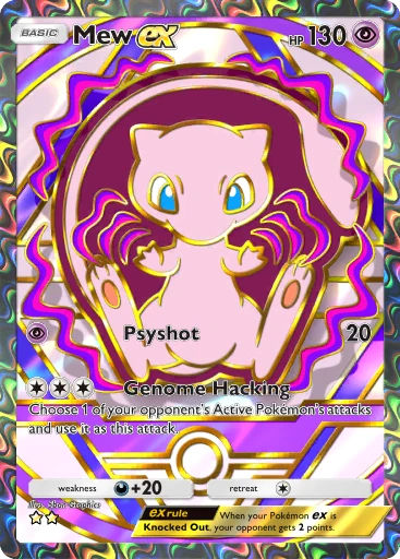 thumbnail image 2 of Mew EX Pokemon Pocket Card – Holo Full Art – Secluded Springs Set – [READ INFO] 2 of 2