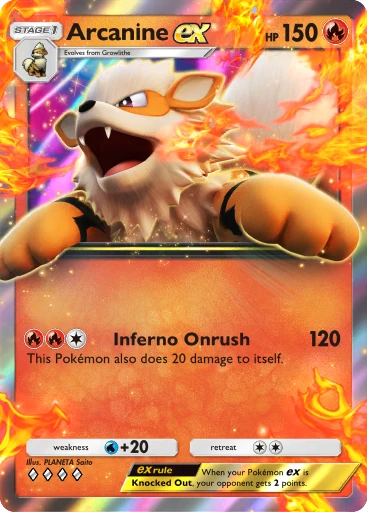 Arcanine ex (Deluxe Pack: ex #63/379, 4-Diamonds) | Pokmon TCG Pocket Arcanine ex (Deluxe Pack: ex #63/379, 4-Diamonds) | Pokmon TCG Pocket
