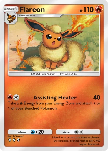 Flareon (Deluxe Pack: ex #65/379, 3-Diamonds) | Pokémon TCG Pocket