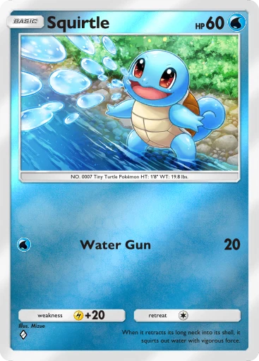 basic squirtle pokemon card Squirtle Pokemon Base Set 1st Edition #63 SGC 8 main image 0