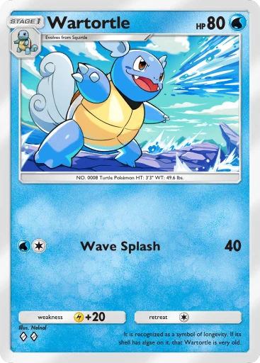 Wartortle (Deluxe Pack: ex #85/379, 2-Diamonds) | Pokmon TCG Pocket