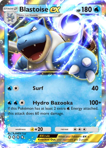 Blastoise 100 HP ポケモンカード 87.webp