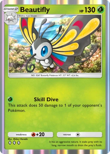 Silcoon (Mega Rising #4/331, 1-Diamond) | Pokmon TCG Pocket