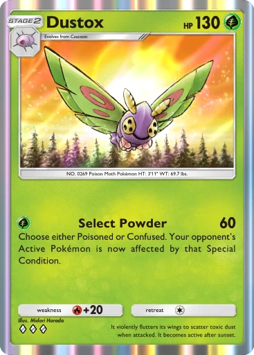 Dustox (Mega Rising #7/331, 3-Diamonds) | Pokmon TCG Pocket Dustox (Mega Rising #7/331, 3-Diamonds) | Pokmon TCG Pocket