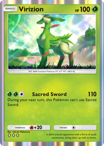 Virizion (Mega Rising #20/331, 3-Diamonds) | Pokmon TCG Pocket