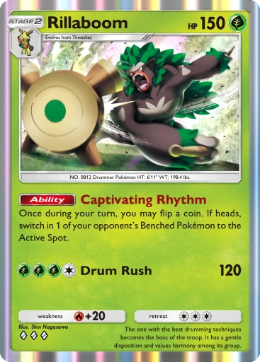 Thwackey (Mega Rising #26/331, 2-Diamonds) | Pokmon TCG Pocket