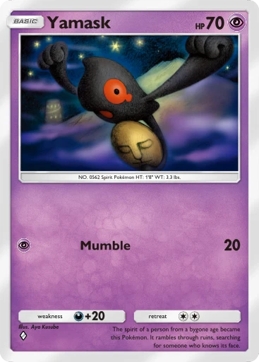 Yamask (Mega Rising #110/331, 1-Diamond) | Pokmon TCG Pocket Yamask (Mega Rising #110/331, 1-Diamond) | Pokmon TCG Pocket