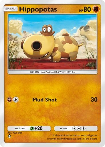 Hippowdon (Space-Time Smackdown #94/208, 2-Diamonds) | Pokmon TCG Pocket