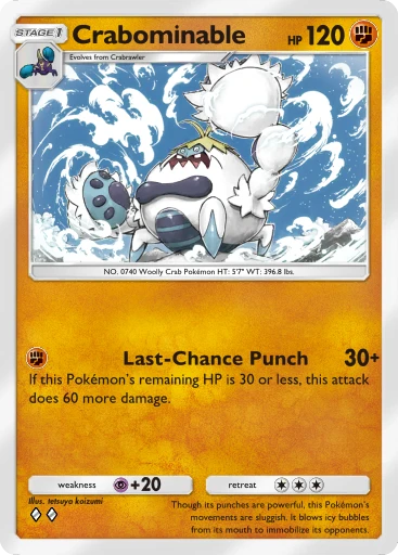 Crabrawler (Mega Rising #139/331, 1-Diamond) | Pokmon TCG Pocket