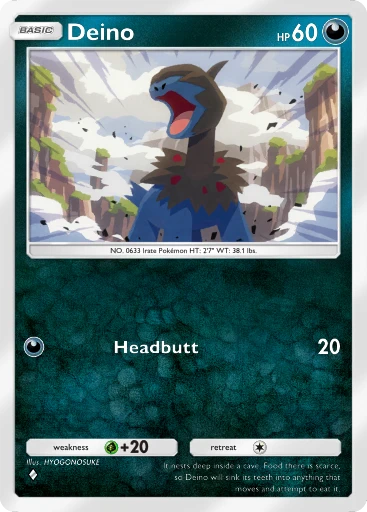 pokemon card zweilous Pokemon Card Japanese Zweilous 061/086 sv11W C TCG — ToysOneJapan main image 0