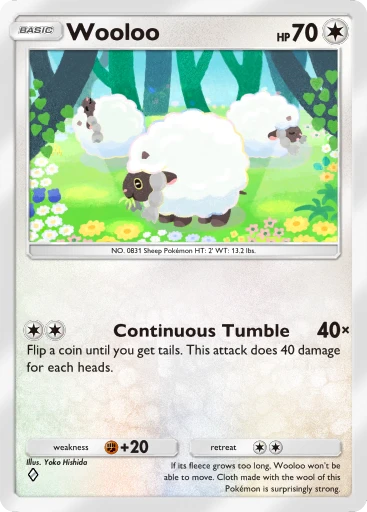 Wooloo (Mega Rising #211/331, 1-Diamond) | Pokmon TCG Pocket