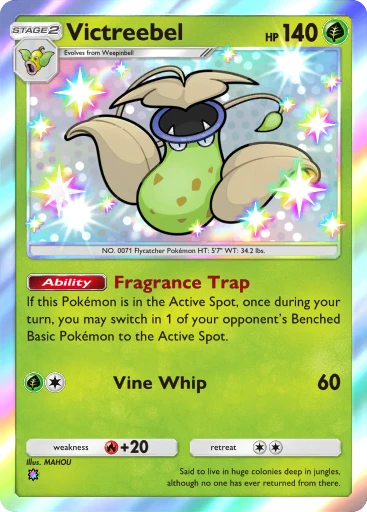 victreebel holographic pokemon card PSA9 - 1999 Pokemon - Victreebel Holo 14/64 - Jungle