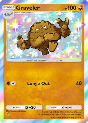 Graveler (Mega Rising #308/331, 1-Star Shiny) | Pokmon TCG Pocket