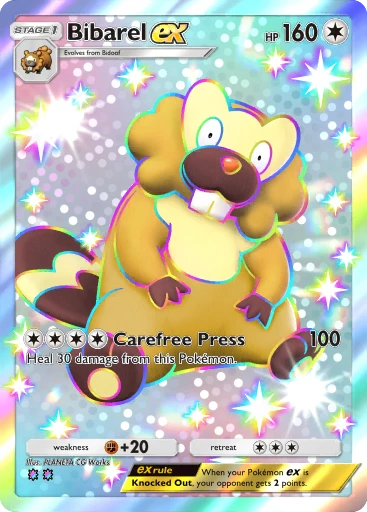 Bibarel ex (Mega Rising #327/331, 2-Star Shiny) | Pokmon TCG Pocket