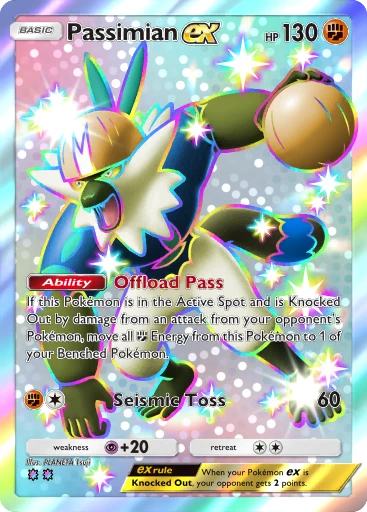 Passimian ex (Mega Rising #324/331, 2-Star Shiny) | Pokmon TCG Pocket