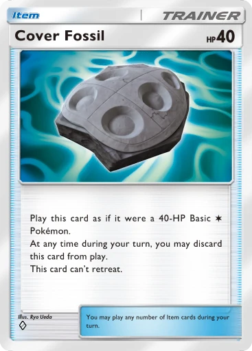 fossil card pokemon MYSTERIOUS FOSSIL | 1999 POKEMON FOSSIL main image 1
