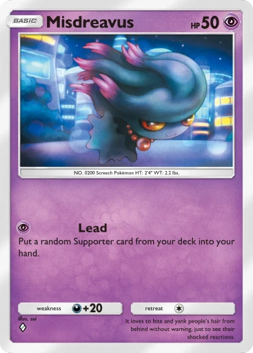 Misdreavus (Crimson Blaze #30/103, 1-Diamond) | Pokmon TCG Pocket
