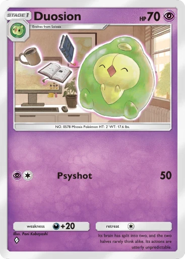 Duosion (Crimson Blaze #33/103, 1-Diamond) | Pokmon TCG Pocket