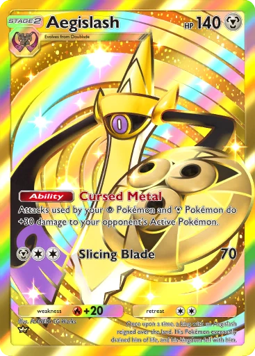 Aegislash (Crimson Blaze #102/103, Crown) | Pokmon TCG Pocket