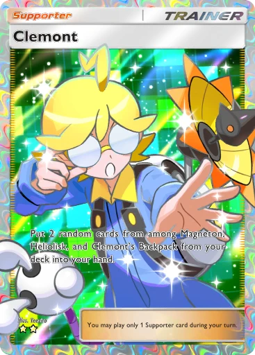 pokemon clemont card Pokemon - Scarlet & Violet - Surging Sparks - Clemont's Quick Wit main image 0