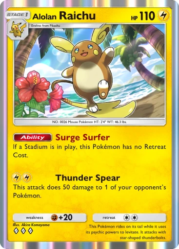 Alola-Raichu (Pokémon TCG Pocket)