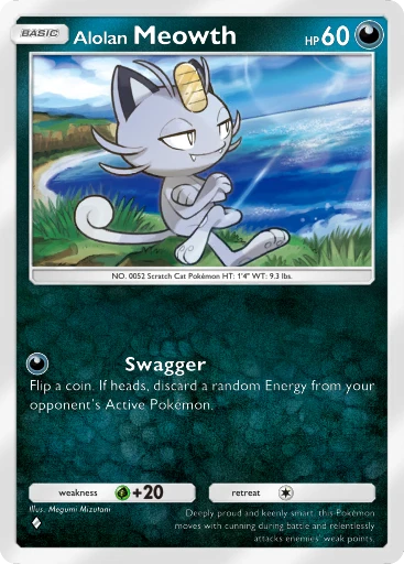 alolan meowth pokemon card Alolan Meowth