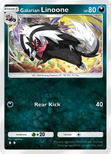 Linoone de Galar (Pokémon TCG Pocket)