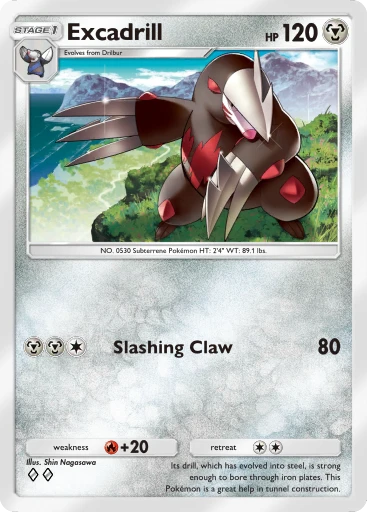 Excadrill (Fantastical Parade #114/234, 2-Diamonds) | Pokmon TCG Pocket