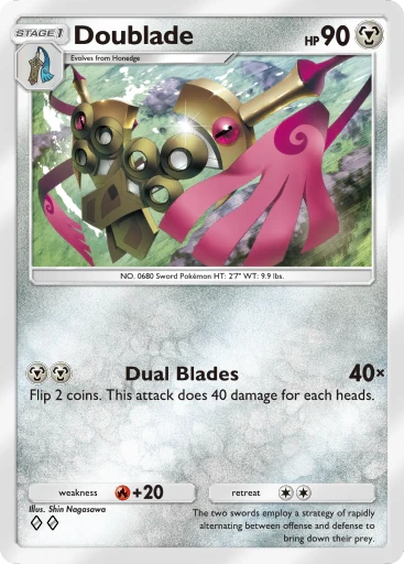Doublade (Fantastical Parade #119/234, 2-Diamonds) | Pokmon TCG Pocket Doublade (Fantastical Parade #119/234, 2-Diamonds) | Pokmon TCG Pocket