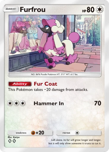 Furfrou (Fantastical Parade #141/234, 2-Diamonds) | Pokmon TCG Pocket