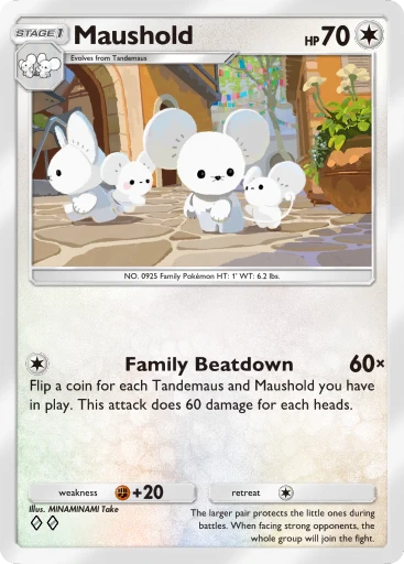 maushold pokemon card full art Scarlet & Violet: Katy Full Art