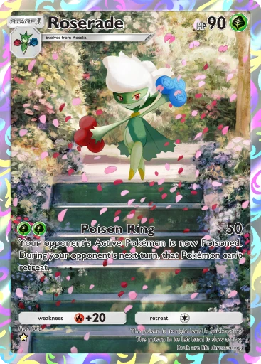 Roserade (Fantastical Parade #157/234, 1-Star) | Pokmon TCG Pocket Roserade (Fantastical Parade #157/234, 1-Star) | Pokmon TCG Pocket