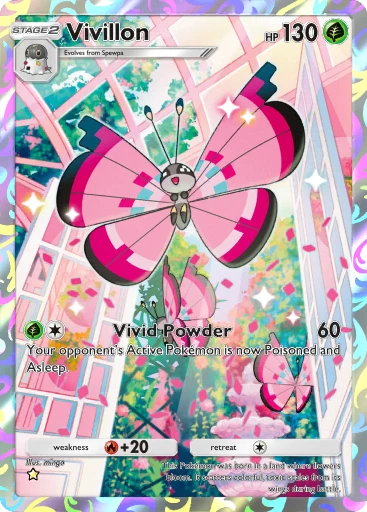 Vivillon (Fantastical Parade #158/234, 1-Star) | Pokmon TCG Pocket