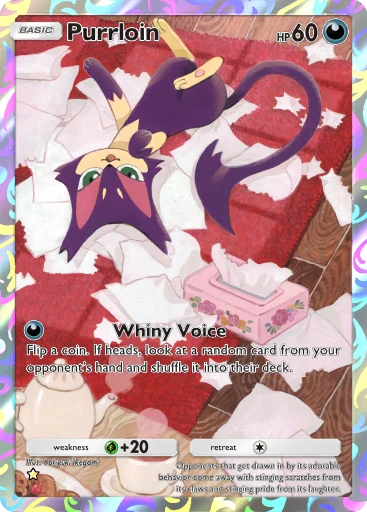 pokemon card purrloin Binder Hisuian Zorua And Hisuian Zoroark Pokémon Card Game | Authentic  Japanese Pokémon TCG products main image 1